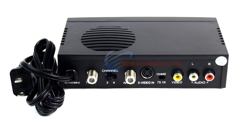 [AUSTRALIA] - New Nippon Universal RF Modulator RCA Audio Video to Coaxial Coax F with S Video 