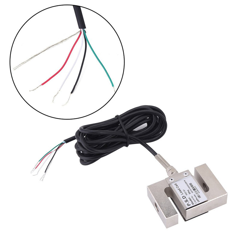 Load Cell Sensor Weighing Sensor Portable Weight Sensor Scale Sensor Weighing S Bar Precision 50/100/300/2000 kg for Container Weight High Pressure Weighing Technology (50 kg) 50kg