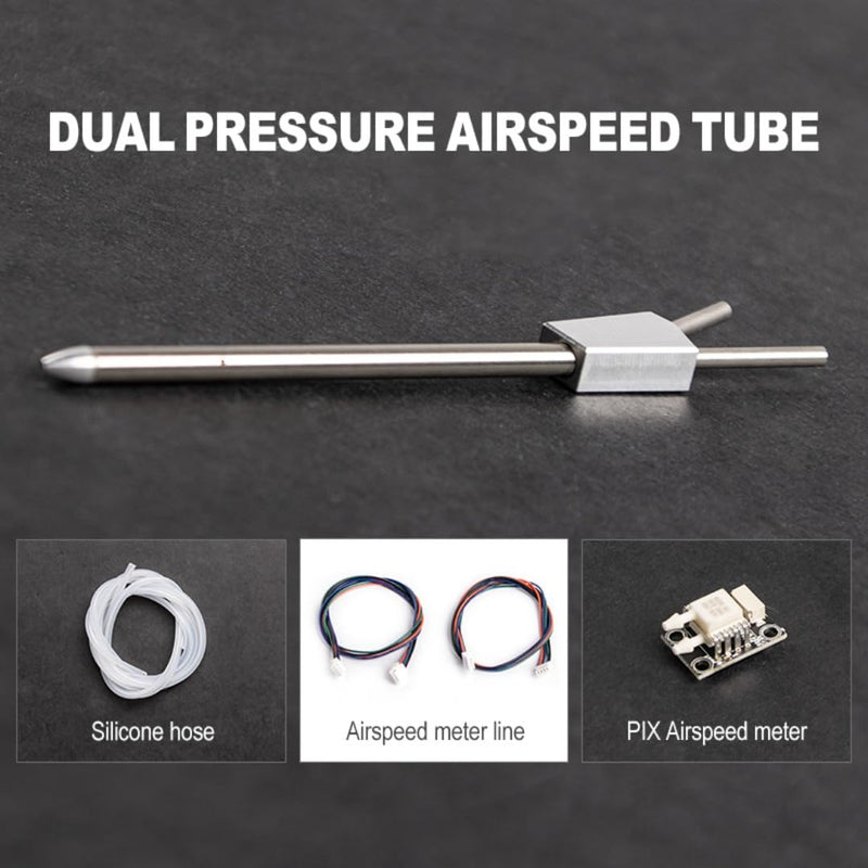 ArduPilot ArduPlane Differential Airspeed Pitot Tube Airspeedometer Pixhawk PX4 Flight Controller Airspeed Sensor kit for RC FPV Drone UAV & Fixed-Wing Aircraft (4525D B) 4525D B
