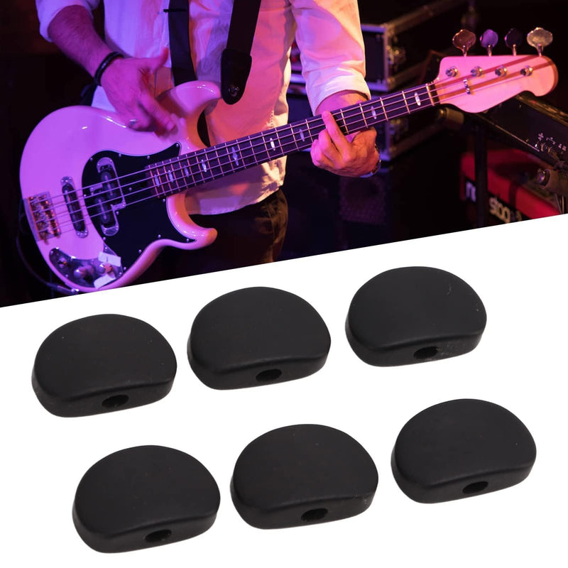 [AUSTRALIA] - 6 Set Guitar Tuning Peg Buttons, Semicircle Ebony Folk Electric and Acoustic Guitar Tuning Pegs Tuners Keys Machine Heads Replacement Buttons Knobs Handle(#1) #1 