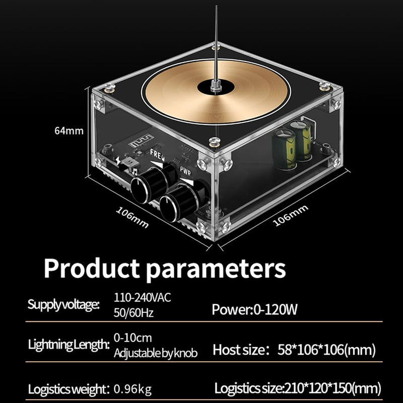 [AUSTRALIA] - Vislone BT Version, Multifunctional Electronics, Mobile Phone, Tesla Coil Module, Artificial Flashes, Electric Arc Generator, Wireless Sound Transmission, Scientific Experimental S 