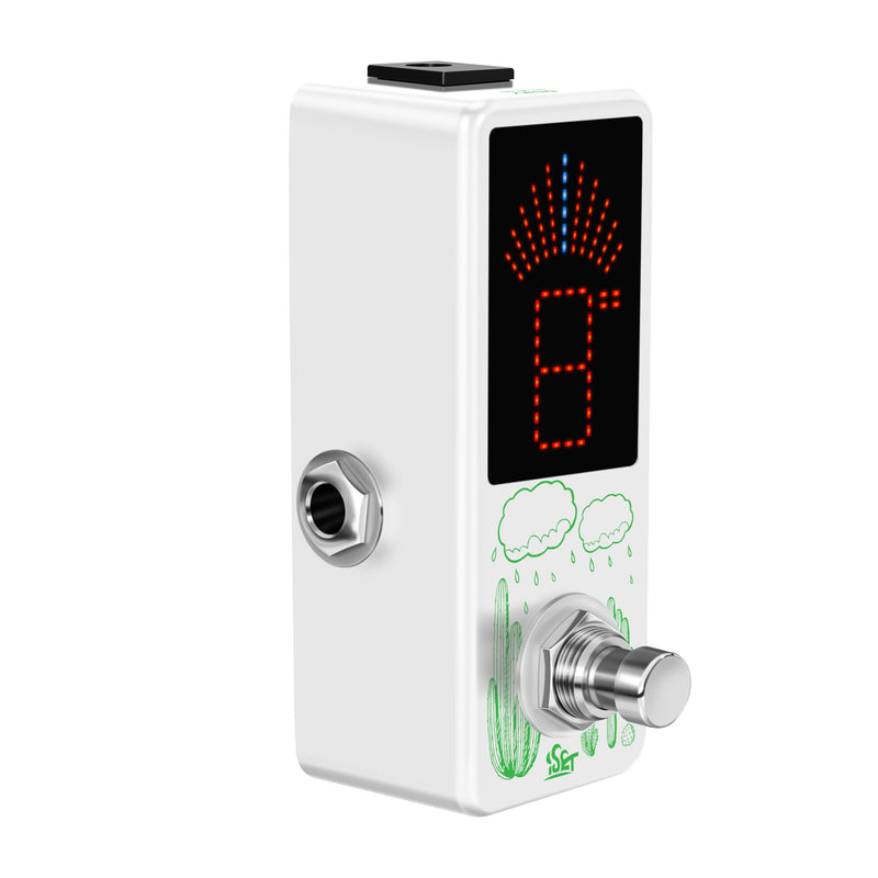 ISET Chromatic Tuner Pedal Tuner For Guitar Bass Violin And Other Chromatic Music Instruments