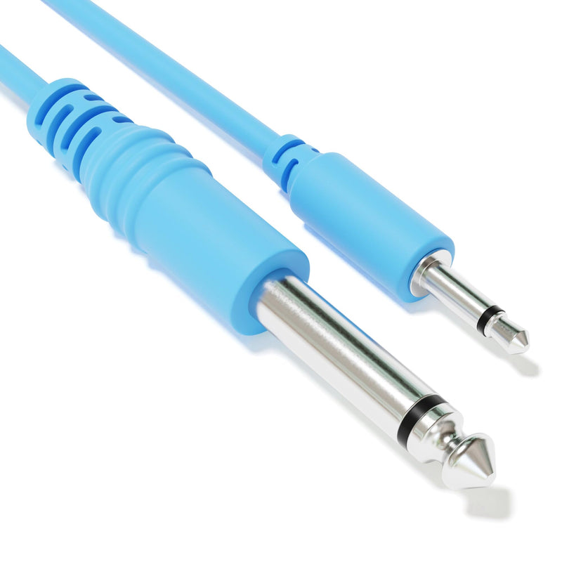 Mono Patch Cables - TS 3.5mm 1/8" to 6.35mm 1/4" [6A-Pack | 150 cm - 59.06"] 150 cm - 59.06" 6A-Pack