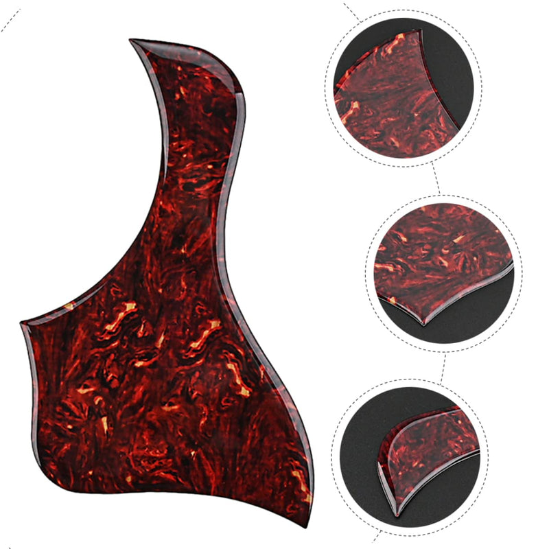 Guitar Pickguard Pickguards for Guitar Acoustic Guitar Plate Guitar Picks for Acoustic Guitar Celluloid Scratch Plate Guard Sticker for Acoustic Guitar Folk Pickup Pvc Anti-scratch