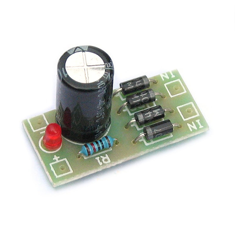 Rtengtunn AC-DC Converter 6/12/24V to 12V Full Bridge Rectifier Filter Power Supply Module