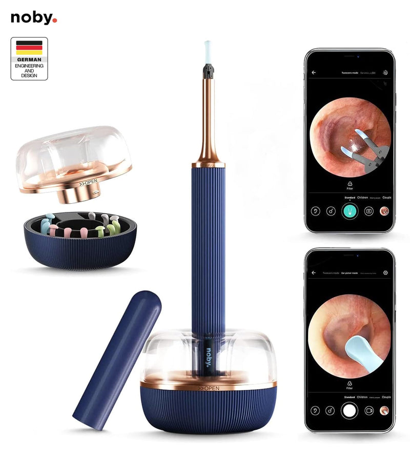 Noby 1920P HD otoscope: ear wax remover with camera for adults and children. Ear cleaner, human ear cleaner, ear cleaner with camera, ear cleaner for adults, otoscope