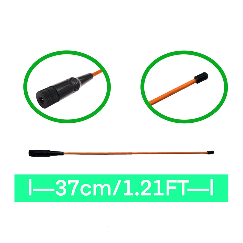 Extended Long Range Flexible Receiver Antenna for Garmin GPS Alpha 100 200 200i Astro 220 320 430，Garmin Alpha Accessories (Orange) Orange