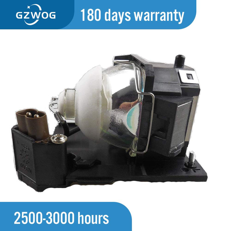 Gzwog DT01151/DT01141 Replacement Projector Lamp Bulb with Housing for Hitachi CP-RX79 CP-RX82 CP-RX93 CP-X2520 CP-X3020 ED-X26 ED-X50 ED-X52 CP-X8 CP-X7 CP-X9 CP-WX8 HCP-2250X/2700X/U25E/U27E/U32S