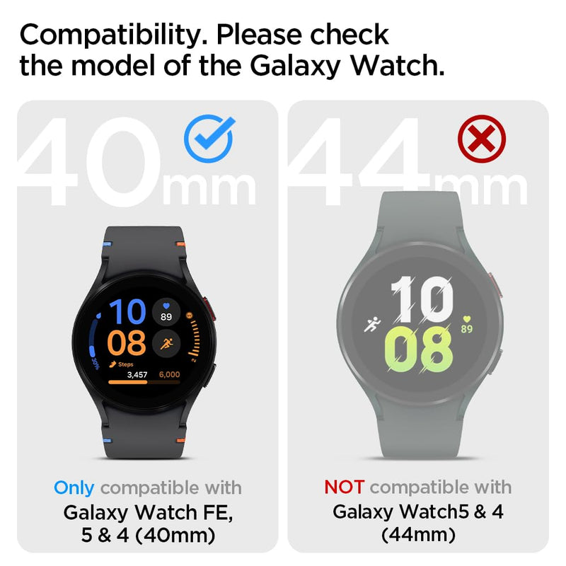 Spigen S353 Charger Stand and Rugged Armor Pro Designed for Galaxy Watch 5 40mm (2022)