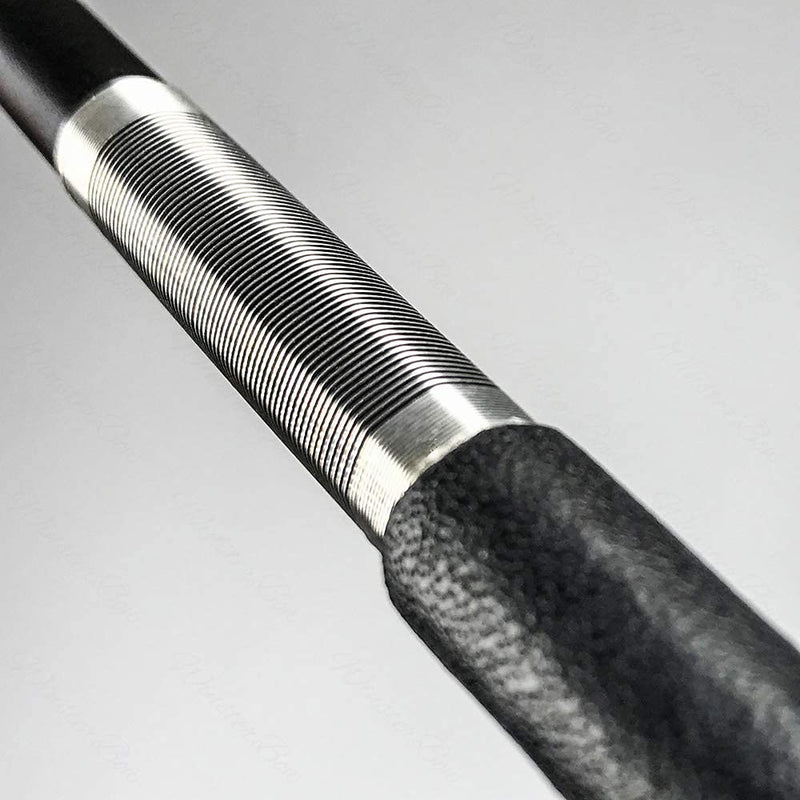 Carbon Fiber Violin Bow 4/4 Size Violin Bow Unbleached Black Horse Hair Art No.VBN108