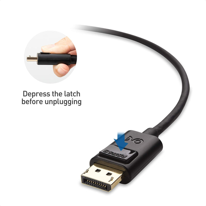 Cable Matters Long USB C to DisplayPort Cable (USB-C to DisplayPort Cable, USB C to DP Cable) Supporting 8K 60Hz in Black 10 ft & USB C to HDMI Cable (USB-C to HDMI Cable) Supporting 4K 60Hz