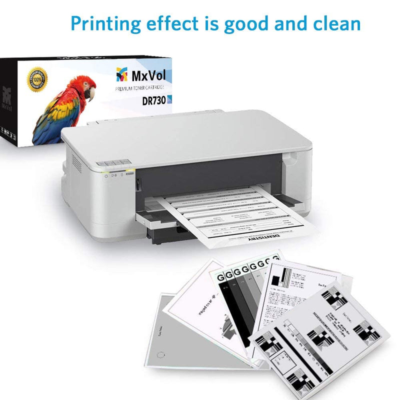 MxVol Compatible Drum Unit Replacement for Brother DR730 DR-730 DR 730 Up to 12,000 Pages use for HL-L2350DW DCP-L2550DW MFC-L2710DW MFC-L2750DW HL-L2395DW Printer (NO Toner)