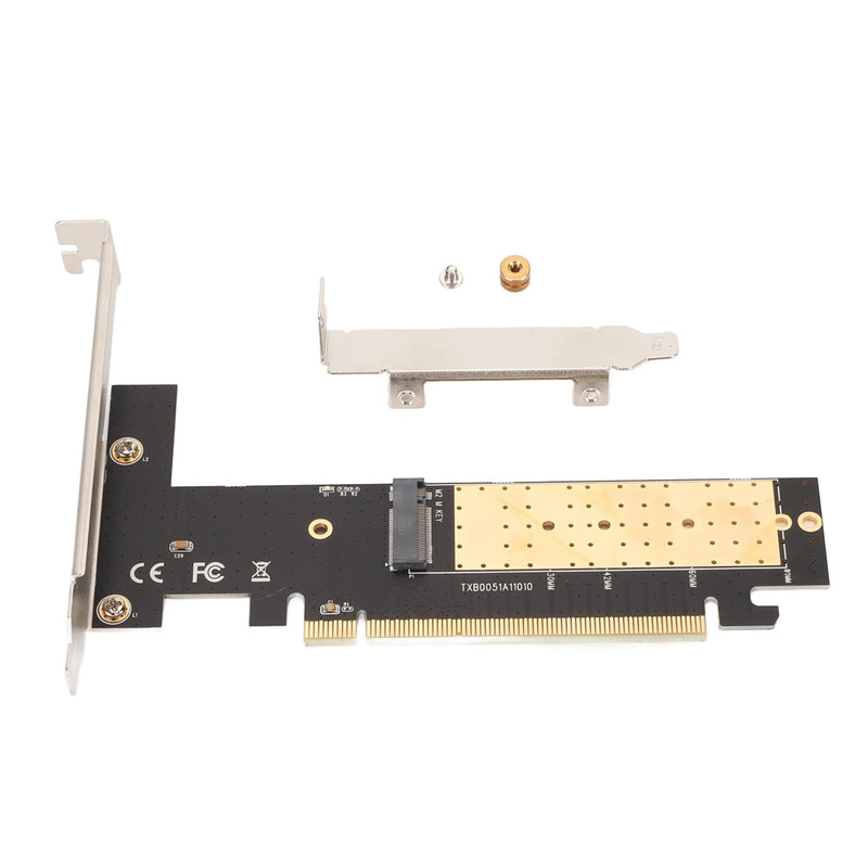 Generic M.2 NVME to PCIe 3.0 X16 Adapter Card, 32Gbps NVME SSD to PCIe Expansion Card with Thin Bracket, for 2280 2260 2242 2230mm SSD, Ideal for OS X