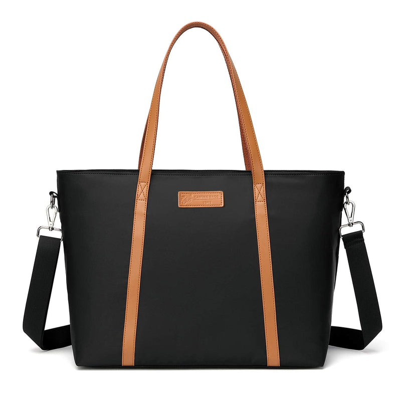 Tote Bag for Women, Bags for Women Teacher Work 15.6 Laptop Bags Beach Handbag Black