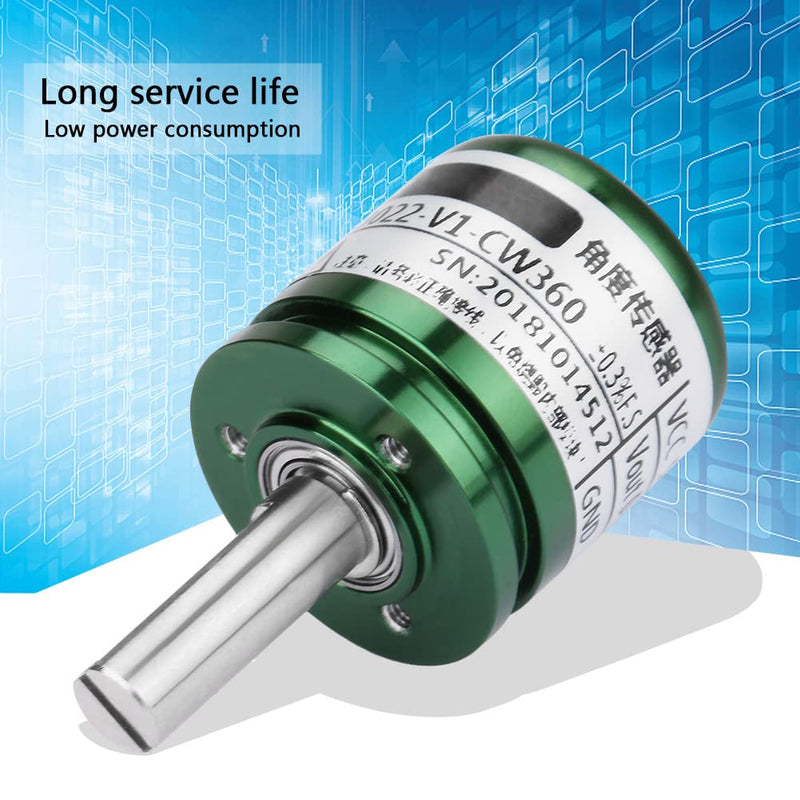Nikou Hall Angle Sensor, Rotary Encoder, Rotary Encoder, Rotation Axis Resolution, 0.088°, 0-360 Degree, Rotating Hall Angle Sensor, 0-5V Output, Full Circle, 12 Bit