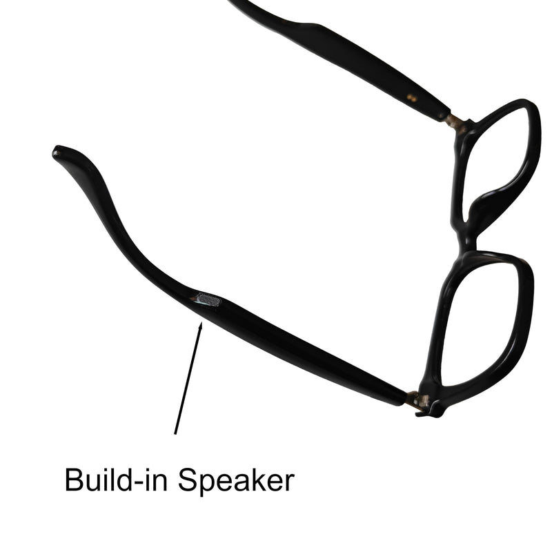 IOOIOO Ai Smart Glasses nearsighted or bluelight Blocking for Chat GPT Google Geminfor Men Women, Real time Chat Realtime face-to-face Translation, Hands-Free Calling Meetings Hiking SPH: -2.5