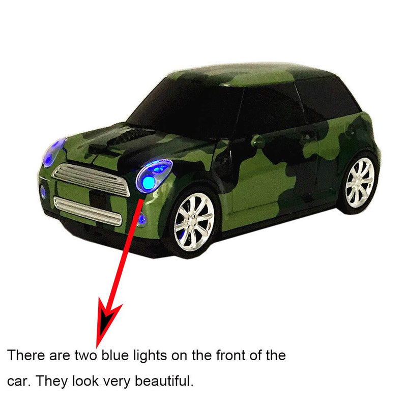 Jinfili Cool Style Car Wireless Mouse Ergonomic USB Gaming Mice for Desktop Laptop PC Notebook
