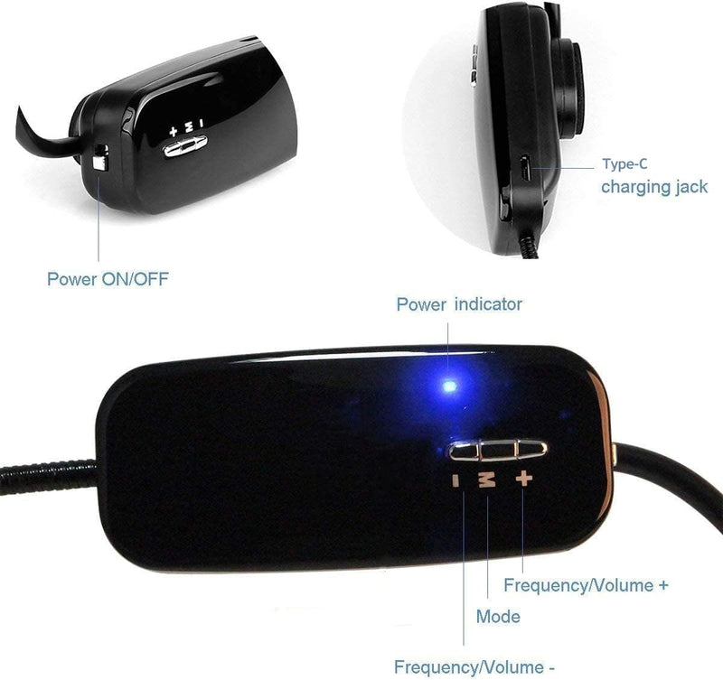 [AUSTRALIA] - Retekess TR503 Wireless FM Microphone Headset, Hands-Free with Rechargeable Battery for Voice Amplifier, Church, Tour Guide, Teacher, Salesman, Conference, Karaoke (Black) 