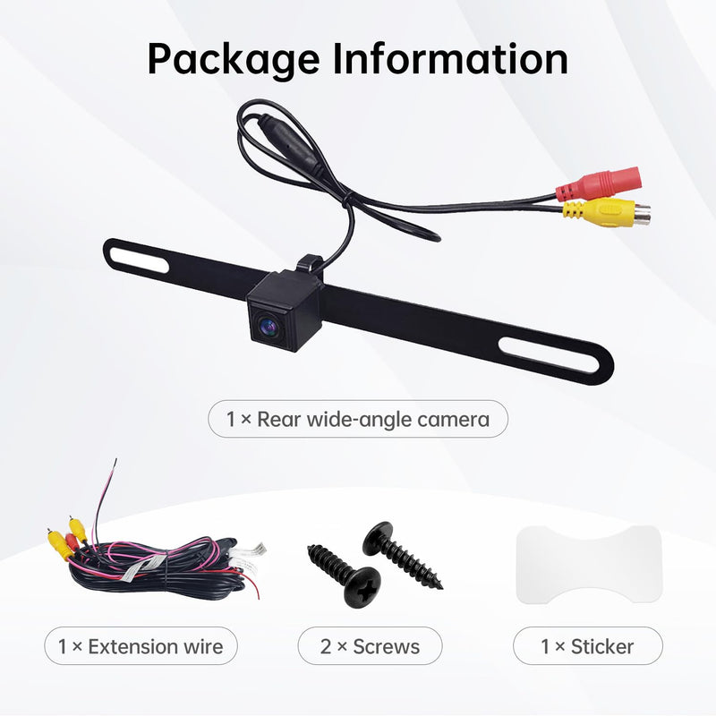 ATOTOZONE AC-HD02LR 720P HD Backup Camera with Live Rear View,150º Wide-Angle,Night Vision, IP67 Waterproof,Only Compatible with A5, A6, F7, S8, X10,V10 Series Backup Cam, 150 ° Wide