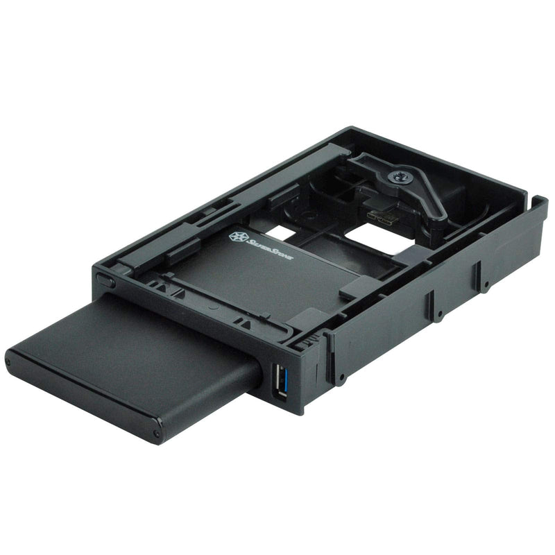 Silverstone Tek 2.5-Inch USB 3.0 HDD/SDD Enclosure with 3.5-Inch Hot-Swap Drive Bay (MS06)