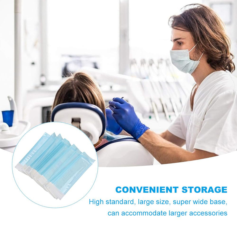 Sterilisation Bag, Self-Sealing Sterilisation Bag, 150 Pieces Disposable Sterilisation Bags, Sterilisation Bags, Self-Adhesive, Sterilisation Bag for Autoclave, Sterilisation Bag 90X260mm*150pcs