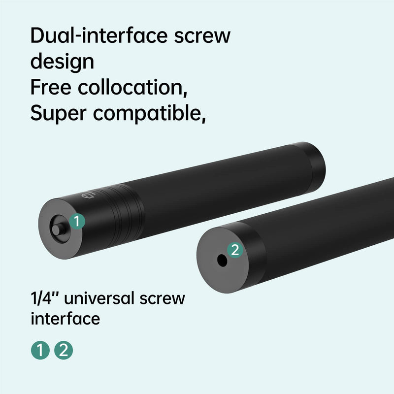[AUSTRALIA] - E10 Aluminum Extension Rod 28.7” Adjustable Selfie Stick Compatible with 3-Axis Gimbal, Action Camera, Camera w/ 1/4" Thread Extendable Pole for Videography 