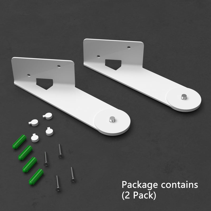 Outside Corner Wall Mount Bracket for Wyze Cam Pan V3 (NOT Included Camera), Make Cam Pan V3 Cover Both Sides of The House 270 Degrees, Maximizing Coverage Reduce Blind Spots (Pack of 2, White) Pack of 2 (NOT Included Camera)