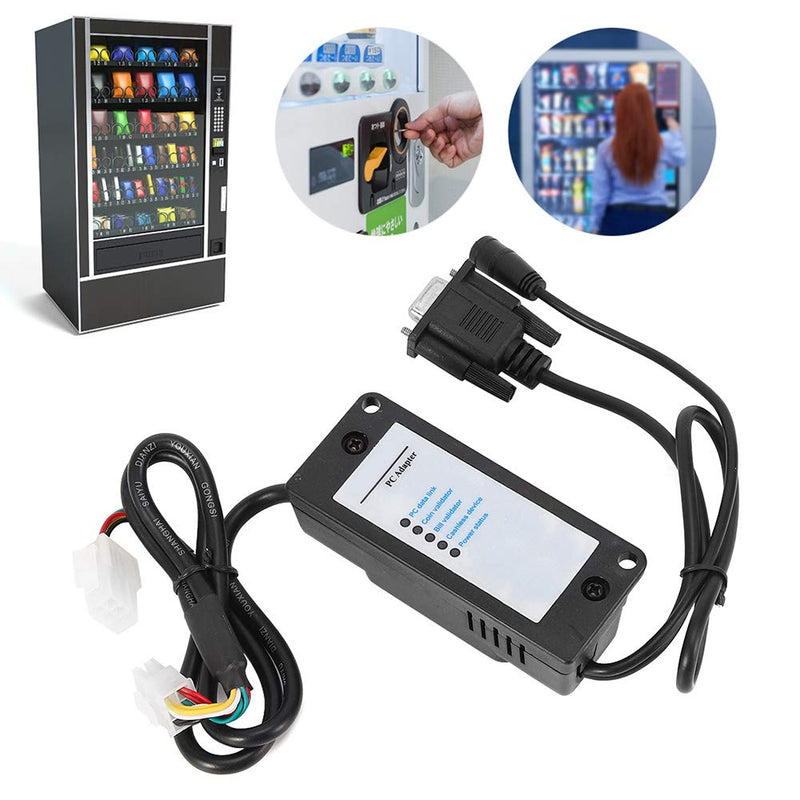 Estink MDB to RS232 Converter, ABS Plastic MDB Payment Device to PC Converter RS232 Adapter Bill Acceptor Computer Serial Port Transfer Box for Connecting MDB Receivers