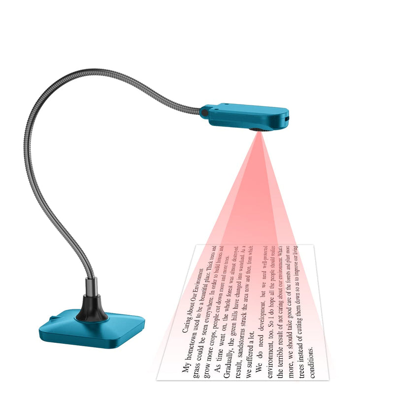 Document Camera (Blue) Ultra High Definition 5MP USB Document Camera — Mac OS, Windows, Chromebook Compatible for Live Demo, Web Conferencing, Distance Learning, Remote Teaching,Scanner