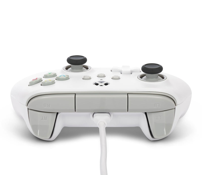 PowerA Wired Controller for Xbox Series X|S - White, gamepad, video game / gaming controller, works with Xbox One