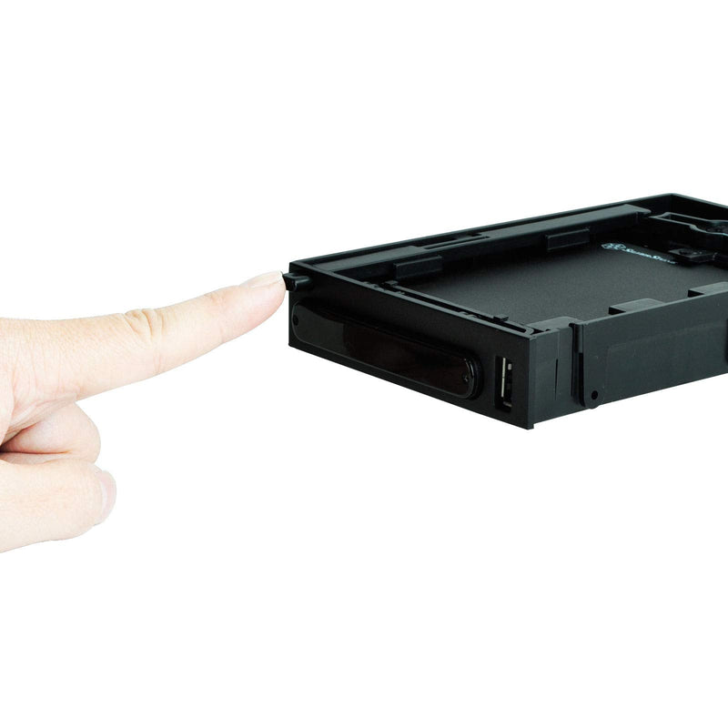 Silverstone Tek 2.5-Inch USB 3.0 HDD/SDD Enclosure with 3.5-Inch Hot-Swap Drive Bay (MS06)