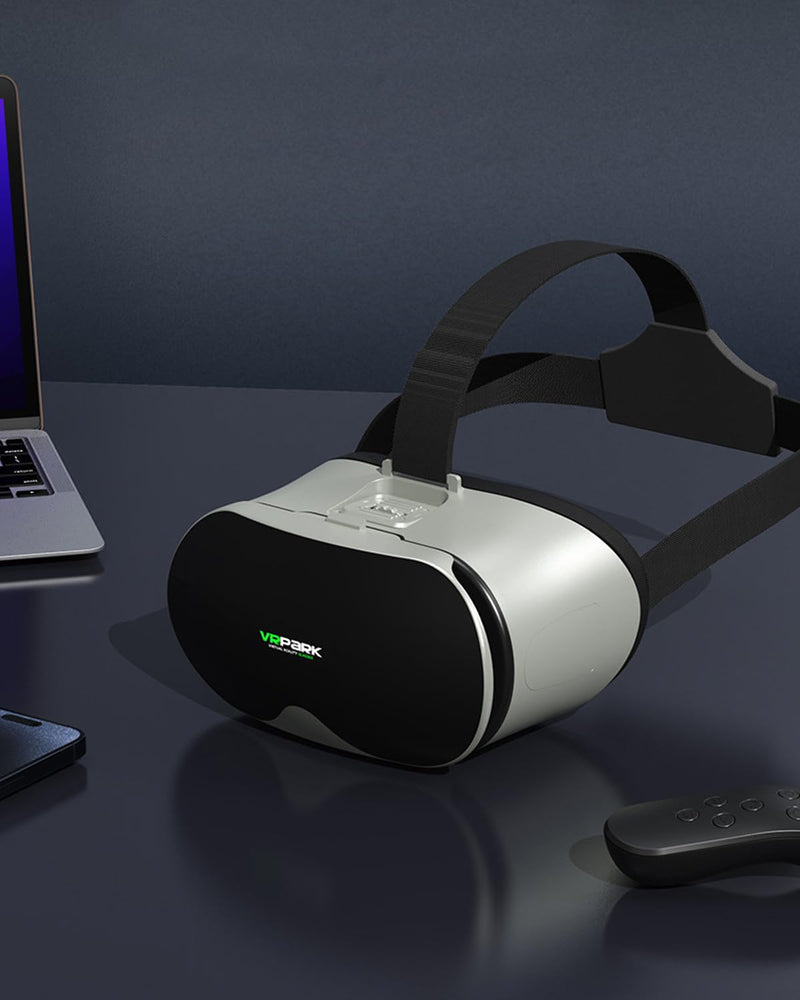 VR Headset for Smartphone, 90° VR Glasses with Adjustable Pupil Distance, Compatible with 4-6.7 Inch Phones for 3D IMAX Movies, Gaming & Virtual Travel