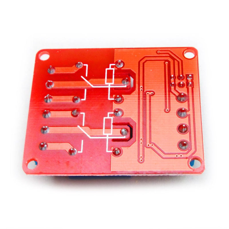 Hailege 2pcs DC 12V 2 Channel Relay Module with Insulated Optocoupler High and Low Level H/L Level Trigger Module Triggered by DC 12V
