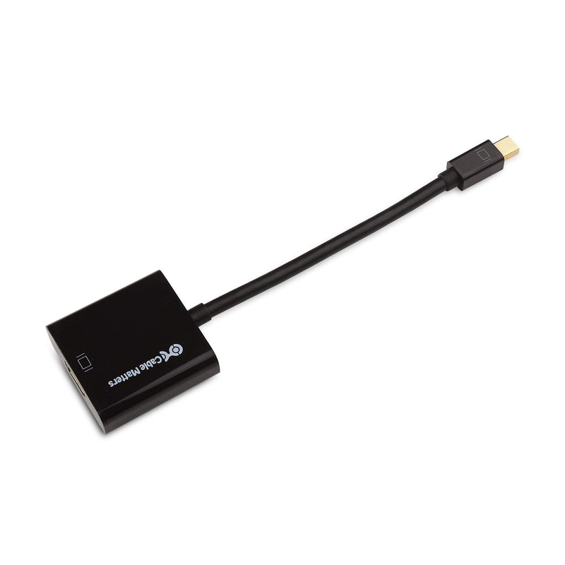 Cable Matters 1- Pack Active Mini DisplayPort to HDMI Adapter Supporting Eyefinity Technology 4K Resolution & 3-Pack High Speed HDMI Cable