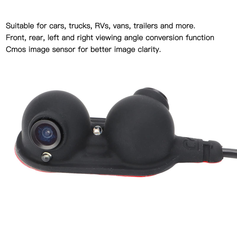 Blind Spot Mirrors Car Door Side View Blind Spot Camera Night Vision IP68 for Truck RV Van Trailer Emergency Vehicle(Right) Right