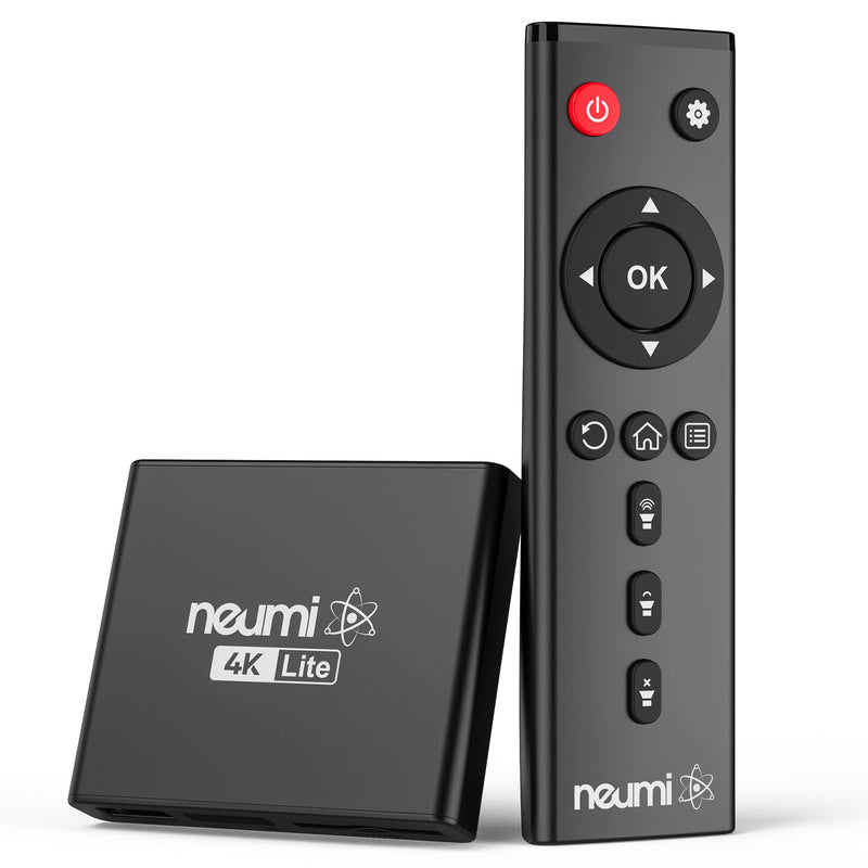 [AUSTRALIA] - NEUMI Atom 4K Lite Ultra-HD Digital Media Player for USB Drives and SD Cards - Plays 4K/UHD Videos, HEVC/H.265, HDMI and Analog AV, Automatic Playback, Looping, Trigger Capability 