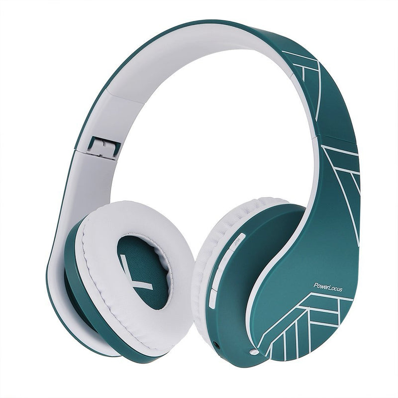 PowerLocus P3 Black/Gold x P2 Blue Wireless Headphones Over Ear
