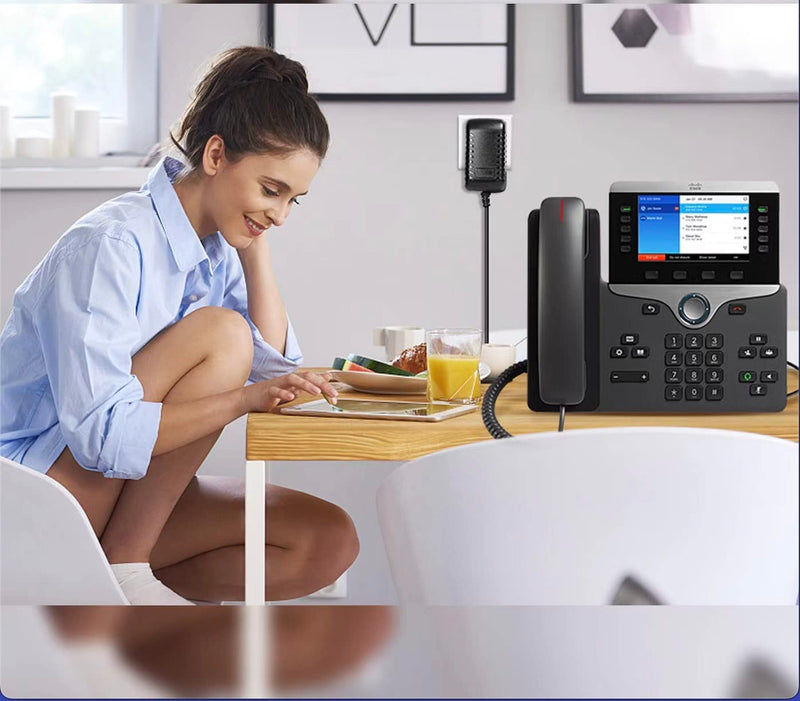 for Polycom Power Supply is Compatible with VOIP Polycom VVX Models 101, 201, 300, 301, 310, 311, 400, 401, 410, 411, 500, 501, 511, 550, 600, 601, 611, 1500,CCX 500, 600, 700.