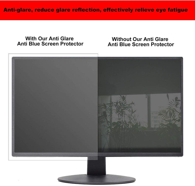 27" Anti Blue Light Anti Glare Monitor Screen Protector Design for Diagonal 27 Inch 16:9 Aspect Ratio Monitor Screen, Anti Fingerprint Reduces Digital Eye Strain Help You Sleep Better 597 x 336 mm