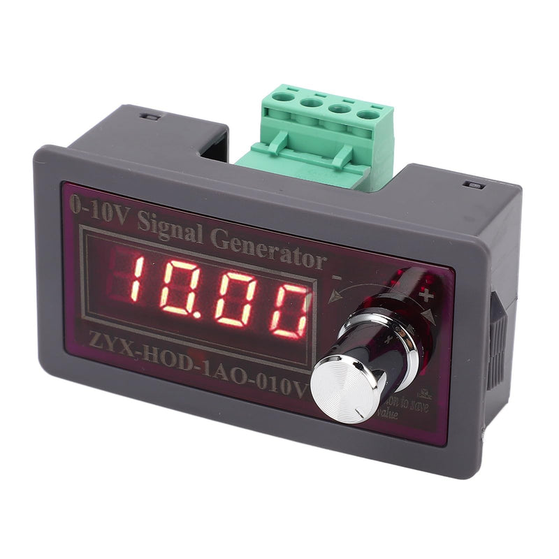 0-10V Signal Generator Module with LED Voltage Display Adjustable Voltage Generator for PLC Control Overcurrent Protection and Easy Calibration