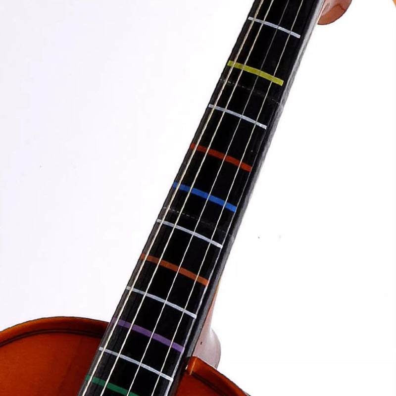 7 Rolls Violin Fingerboard Tapes, Violin Finger Guide Stickers, 216ft Cello Positions Practising Fingering Tape for Beginners Fretboard Note Positions. (7 Colors)
