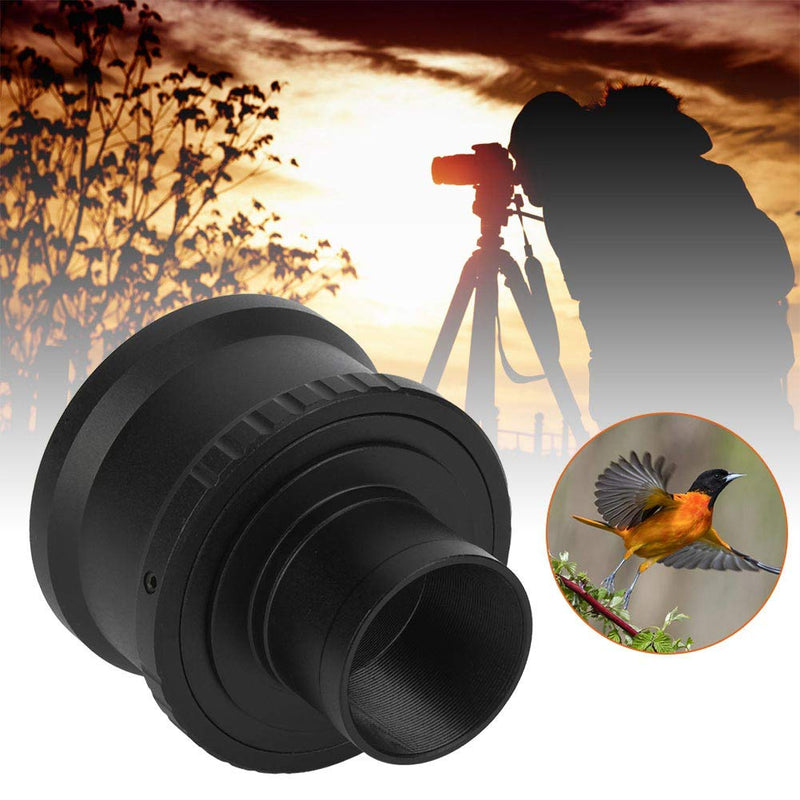 [AUSTRALIA] - T2-NEX Metal 1.25 inch Telescope Mount Adapter Ring to fit for NEX E Mount Camera, Black 