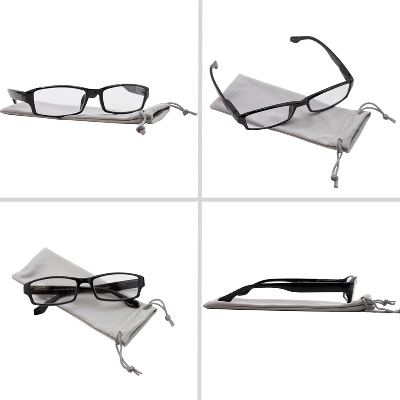 TruVision Readers - 9501HP - 4 pk -Black +2.50