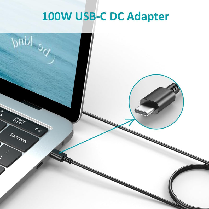 ZOZO 100W USB C Laptop Car Charger for Dell Latitude Latitude/XPS/Inspiron MacBook Pro/Air Lenovo ThinkPad/Yoga/IdeaPad HP Spectre/Elitebook, Samsung Acer Asus Zenbook Chromebook Car Adapter Charger