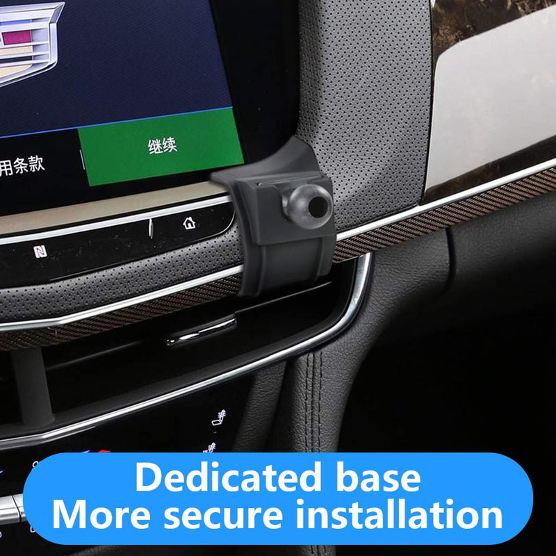 LUNQIN Car Phone Holder for Cadillac CT6 2016 2017 2018 2019 2020 and CT6-V 2019 2020 Auto Interior Accessories Best Cell Phones Mount Cellphone Mobile Cradle Charging Navigation Bracket Accessory