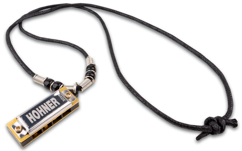 HOHNER Mini Harmonica Necklace Black black (black 19-3911tcx)