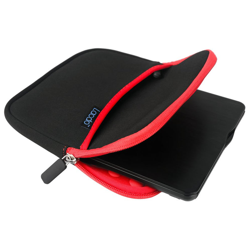 Lacdo Shockproof External USB CD DVD Writer Blu-Ray & External Hard Drive Neoprene Protective Storage Carrying Sleeve Case Pouch Bag With Extra Storage Pocket for Apple MD564ZM/A USB 2.0 SuperDrive / Apple Magic Trackpad / SAMSUNG SE-208GB SE-208DB SE-...