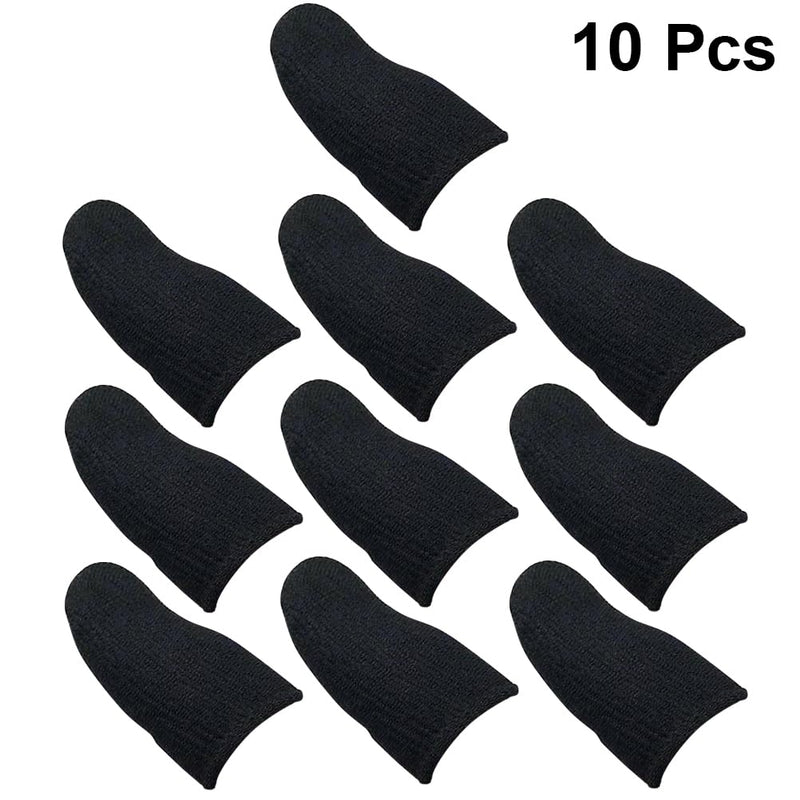 [AUSTRALIA] - Garneck 10 PCS - Mobile Phone Gaming Finger Sleeves - Gamer Nylon Thumb Sleeves Mobile Gaming Stabilizer Compression Support Sleeve - Finger Gloves for All Touchscreen Devices 