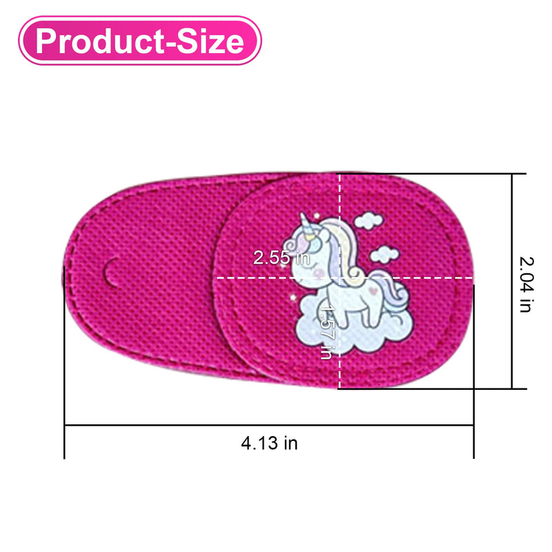 Eye Patches for Kids Girls Boys,6 Pcs Styles Eye Patch for Glasses Kids Reusable Eye Patch for Treating Lazy Eye Amblyopia Strabismus (Rright Eye, Pink Unicorn) Pink Right