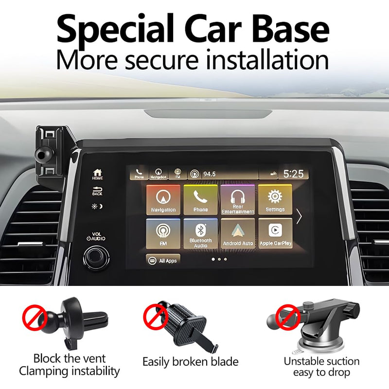 Car Magnetic Phone Mount for Honda Odyssey 2018 2019 2020 2021 2022 2023 2024 Auto Interior Accessories Best Cellphone Holder Mobile Cradle Cell Phones Navigation Charging Screen Magnet Stand